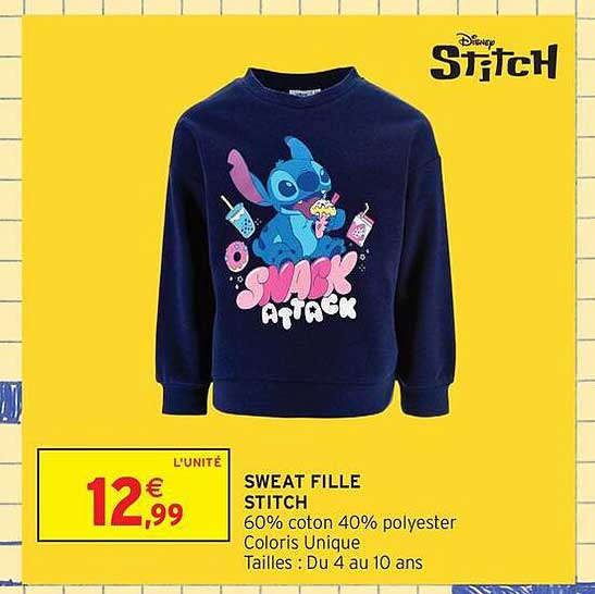 SWEAT FILLE STITCH