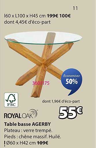 Table basse AGERBY