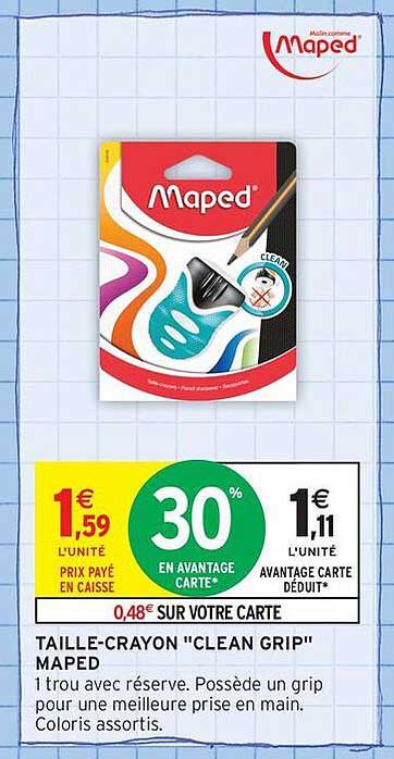 Taille-crayon "Clean Grip" Maped