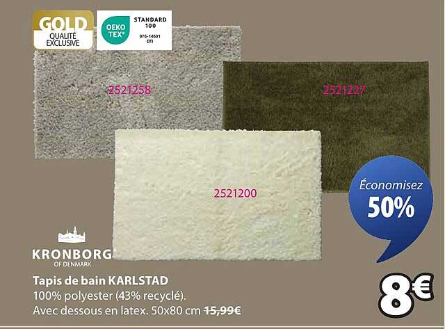 Tapis de bain KARLSTAD
