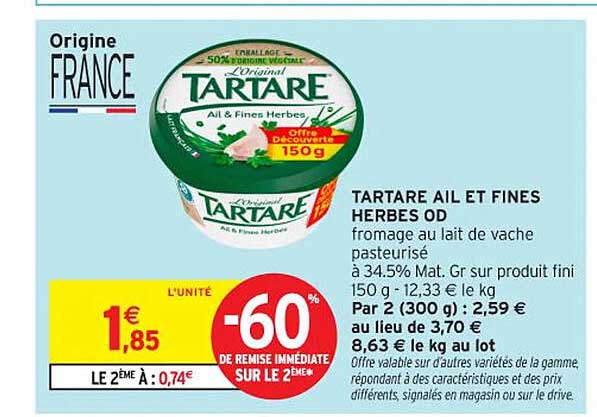 TARTARE AIL ET FINES HERBES OD