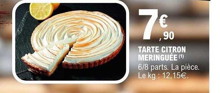 TARTE CITRON MERINGUÉE