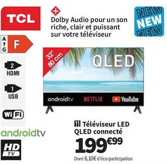 Téléviseur LED QLED connecté