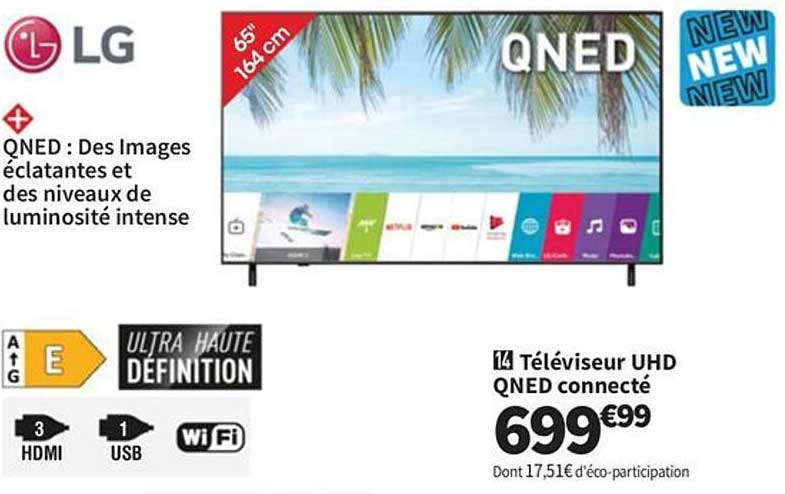 Téléviseur UHD QNED connecté