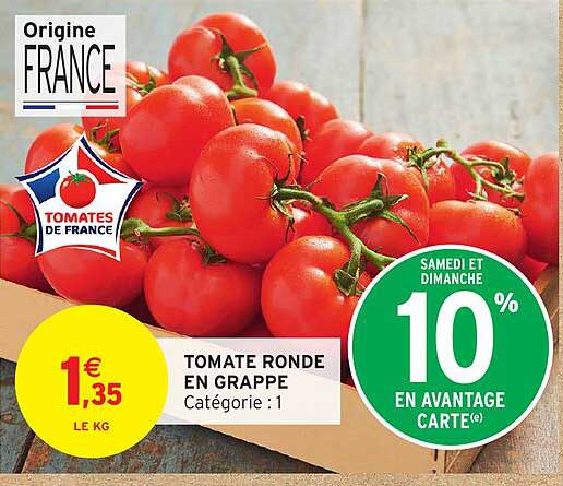TOMATE RONDE EN GRAPPE