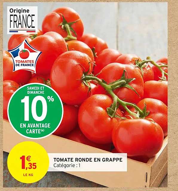 TOMATE RONDE EN GRAPPE