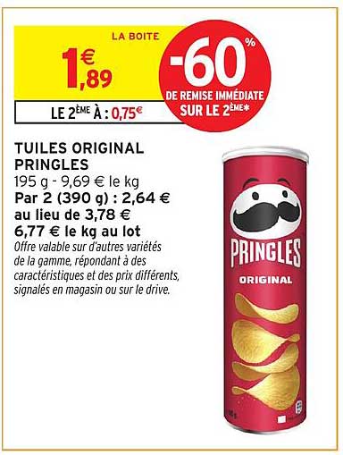 TUILES ORIGINAL PRINGLES