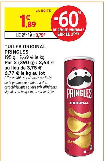 TUILES ORIGINAL PRINGLES