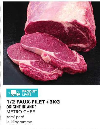 1/2 FAUX-FILET +3KG