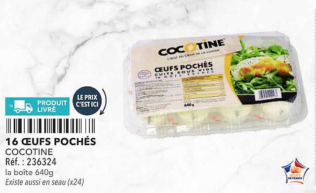 16 Œufs pochés