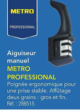 Aiguiseur manuel METRO PROFESSIONAL