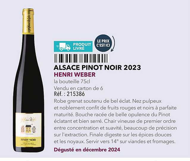 ALSACE PINOT NOIR 2023