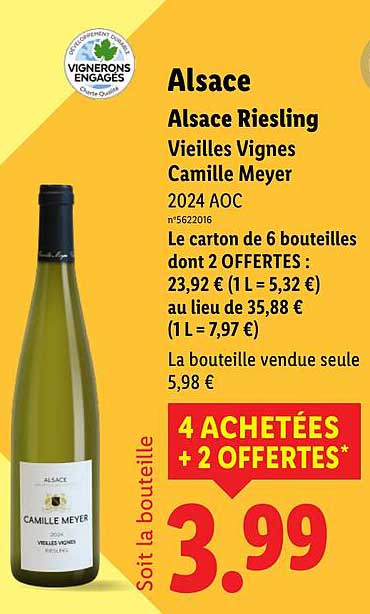 Alsace Riesling Vieilles Vignes Camille Meyer