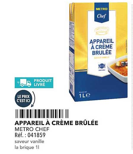 APPAREIL À CRÈME BRÛLÉE