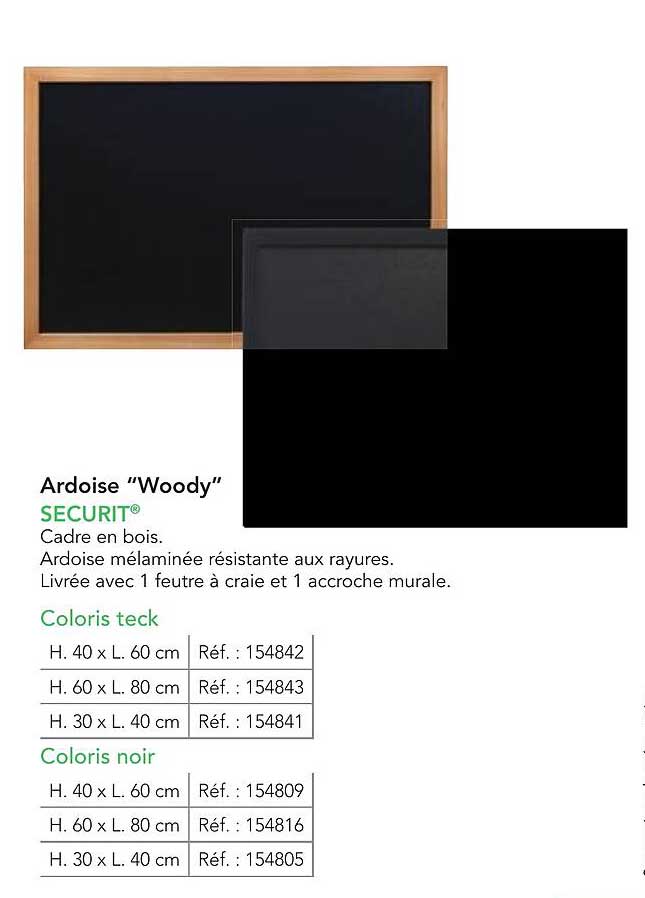Ardoise "Woody" SECURIT®