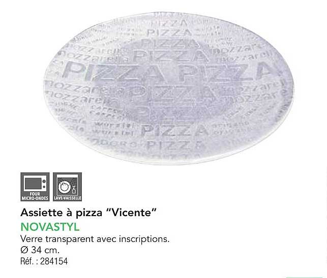 Assiette à pizza "Vicente"