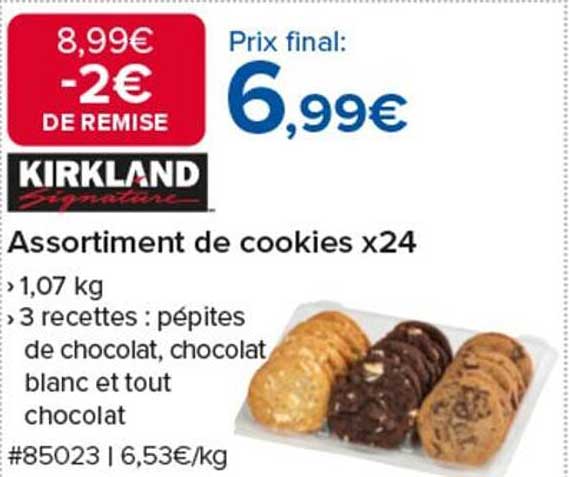 Assortiment de cookies x24