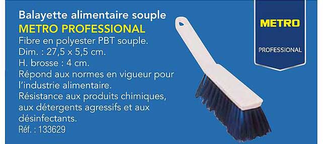 Balayette alimentaire souple METRO PROFESSIONAL