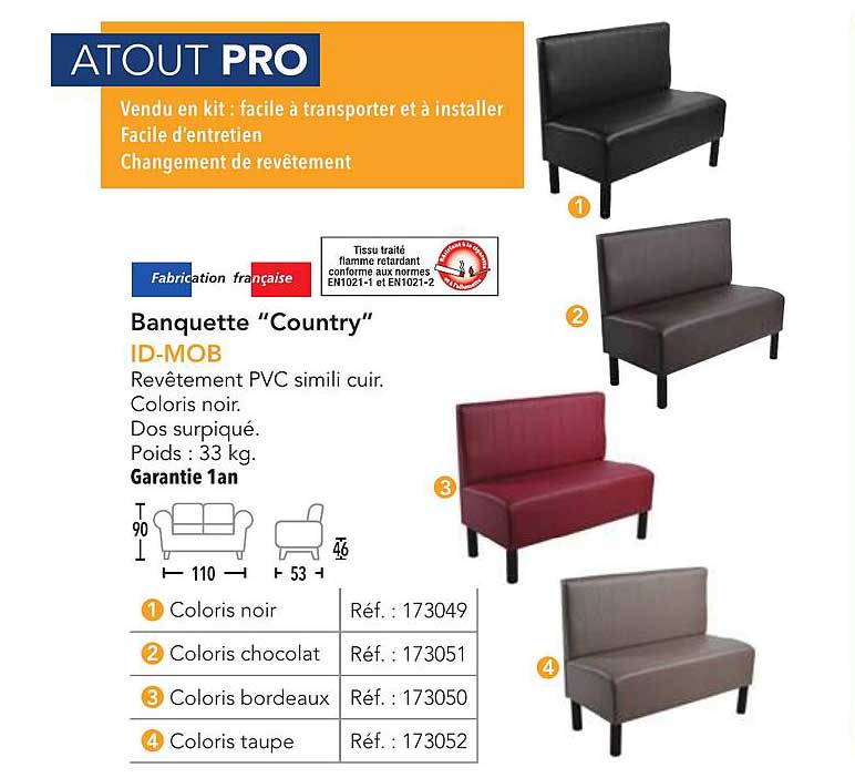 Banquette "Country"