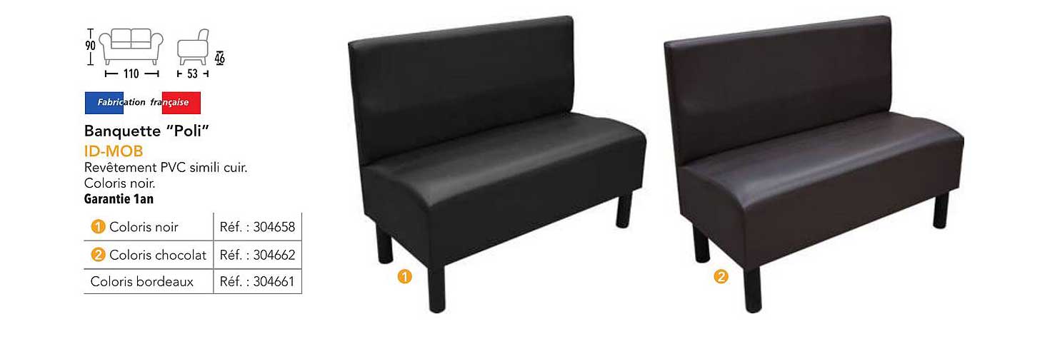 Banquette "Poli"
