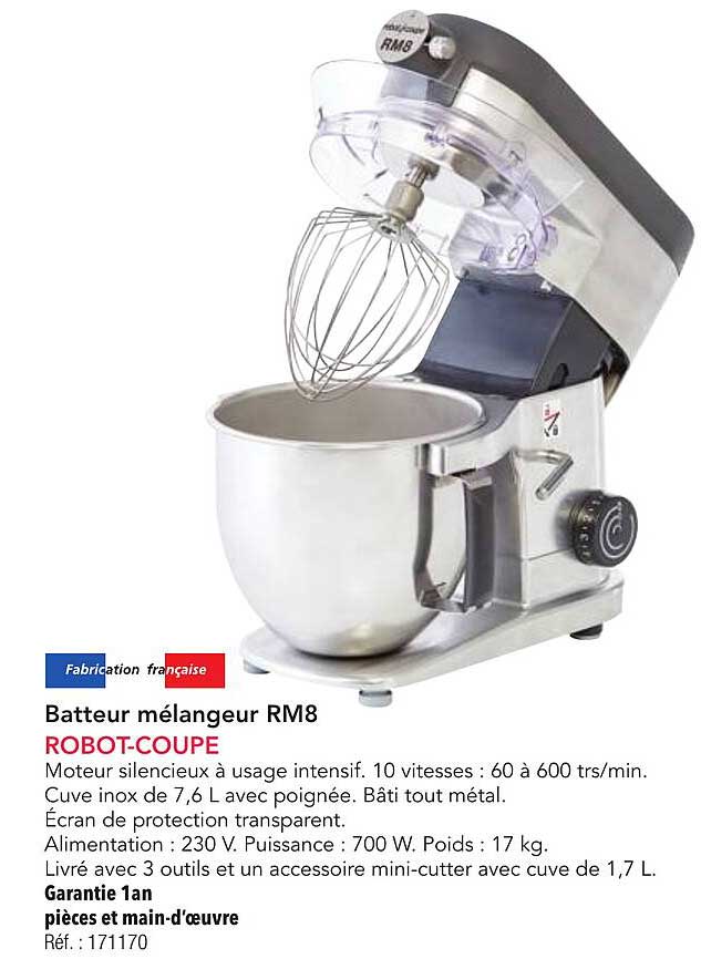 Batteur mélangeur RM8