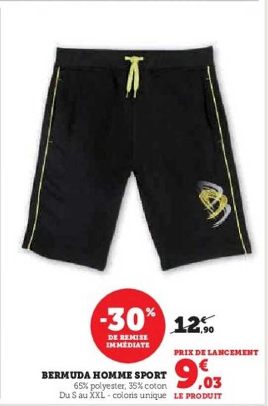 BERMUDA HOMME SPORT