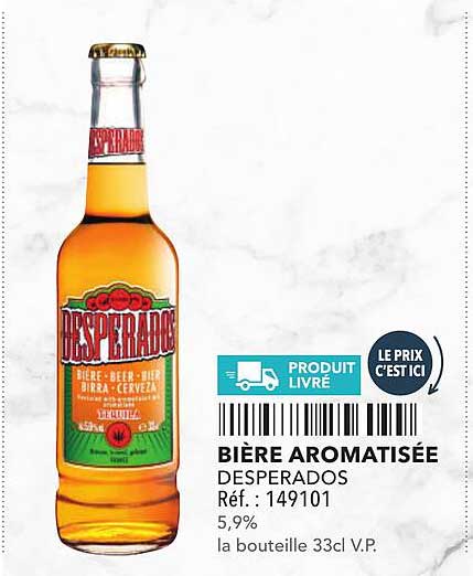 BIÈRE AROMATISÉE DESPERADOS