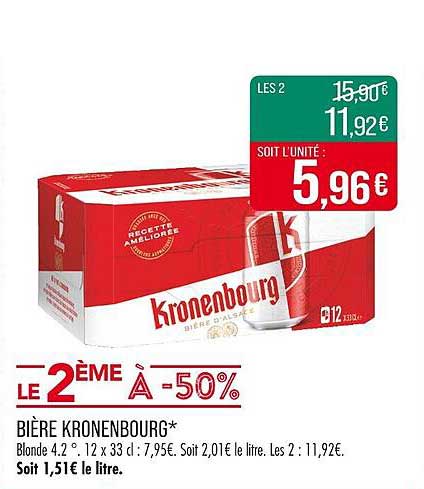 Bière KRONENBOURG*