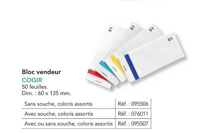 Bloc vendeur COGIR