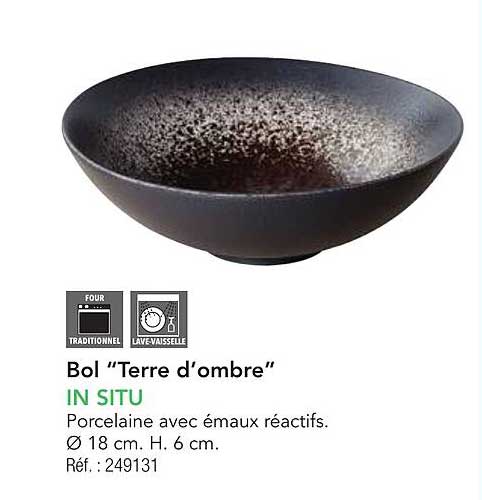 Bol "Terre d'ombre"