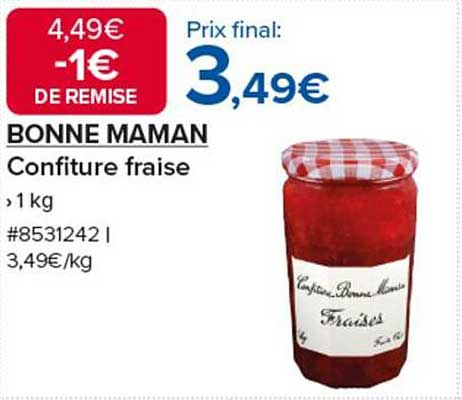 BONNE MAMAN Confiture fraise