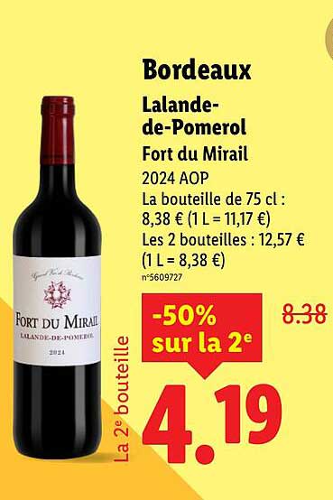 Bordeaux Lalande-de-Pomerol Fort du Mirail