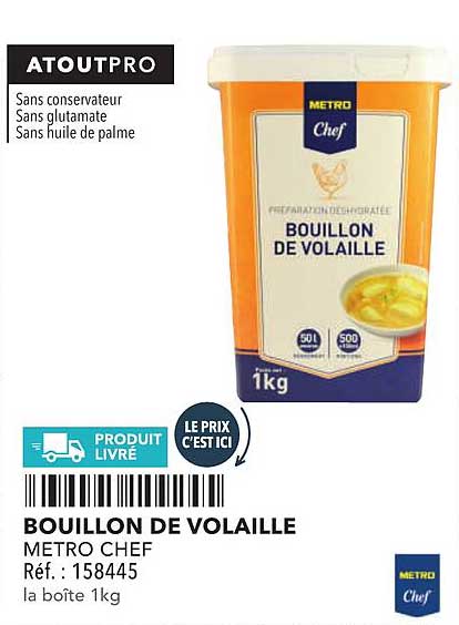 BOUILLON DE VOLAILLE