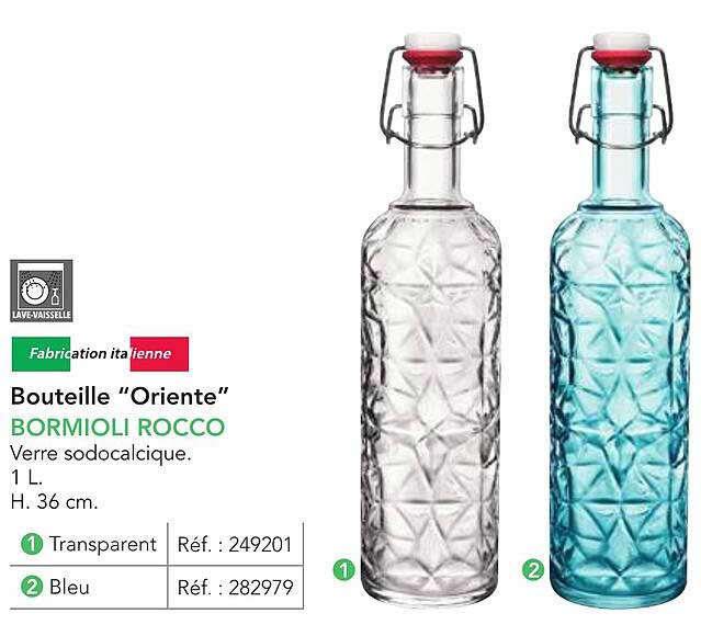 Bouteille "Oriente" BORMIOLI ROCCO
