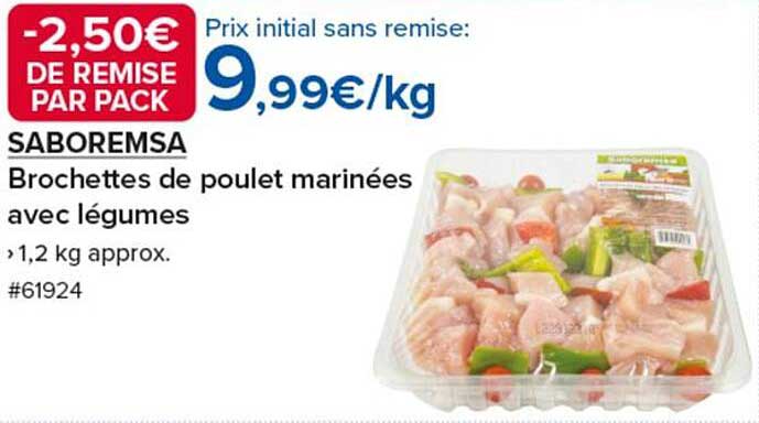 Brochettes de poulet marinées avec légumes
