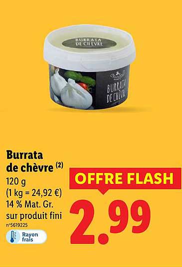 Burrata de chèvre