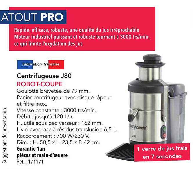 Centrifugeuse J80 ROBOT-COUPE