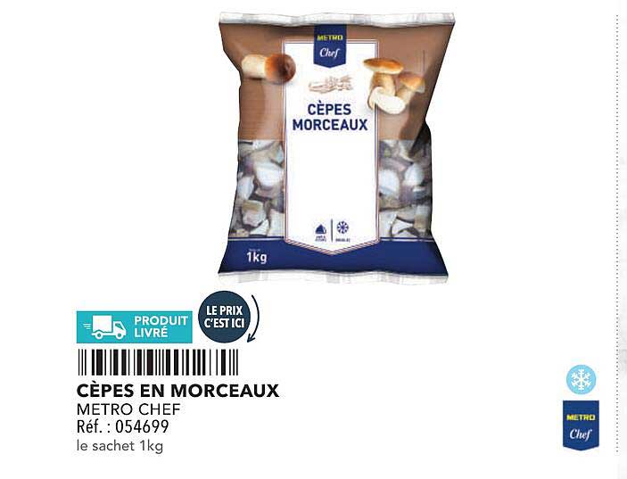 CÈPES EN MORCEAUX