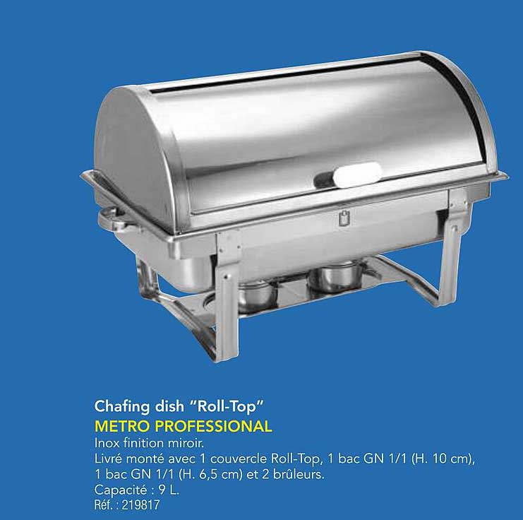 Chafing dish "Roll-Top"