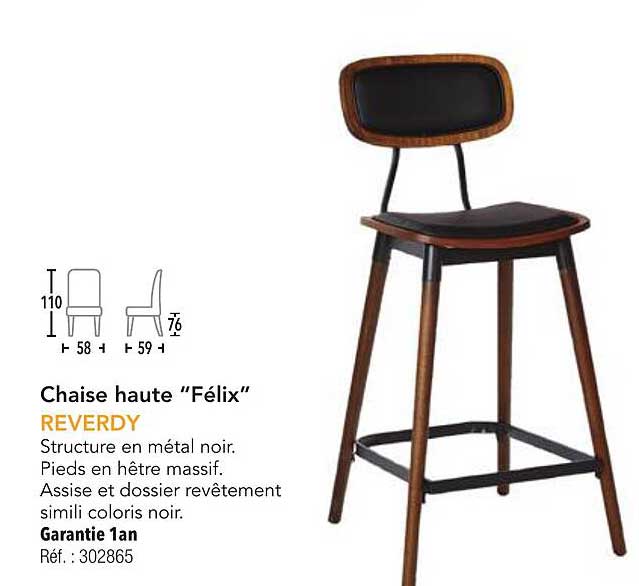 Chaise haute “Félix” REVERDY