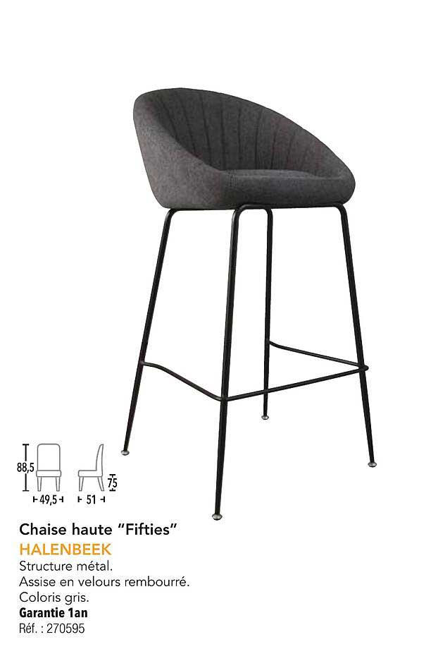 Chaise haute "Fifties"
