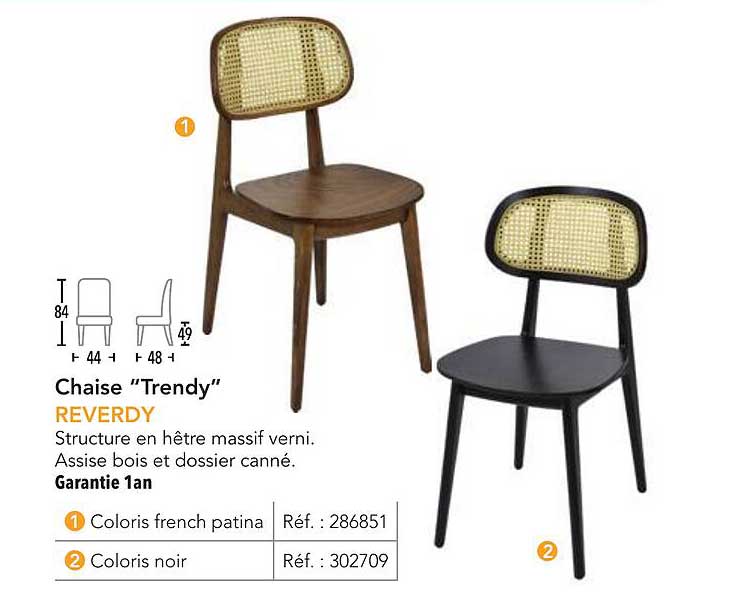 Chaise "Trendy"