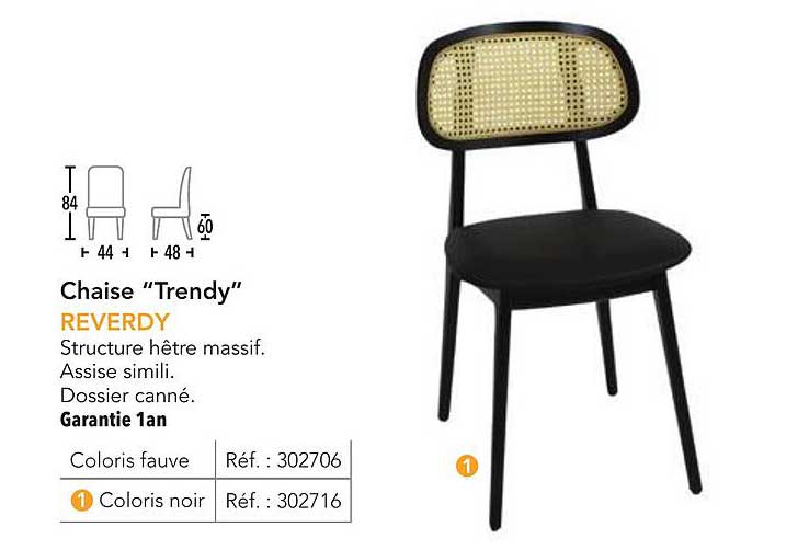 Chaise "Trendy" REVERDY