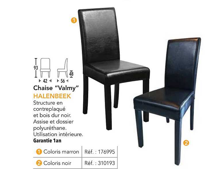 Chaise “Valmy” HALENBEEK