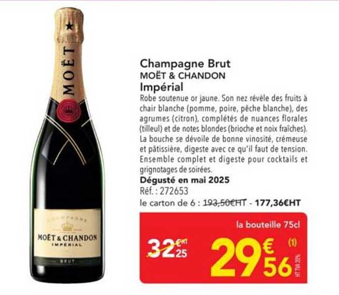 Champagne Brut MOËT & CHANDON Impérial