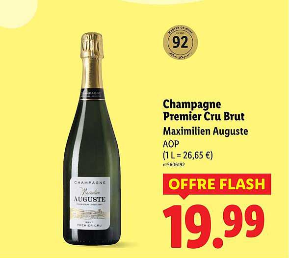 Champagne Premier Cru Brut Maximilien Auguste AOP