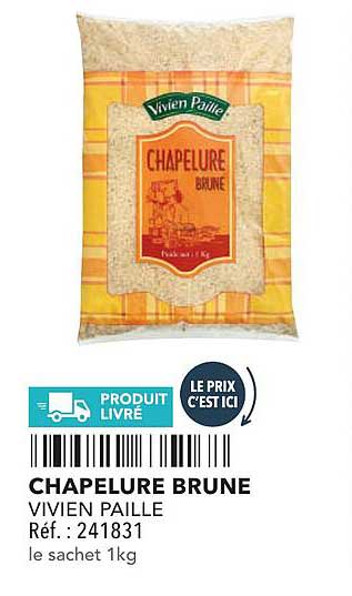 CHAPELURE BRUNE