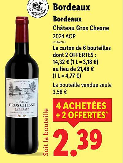 Château Gros Chesne 2024 AOP