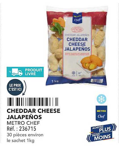 CHEDDAR CHEESE JALAPENOS