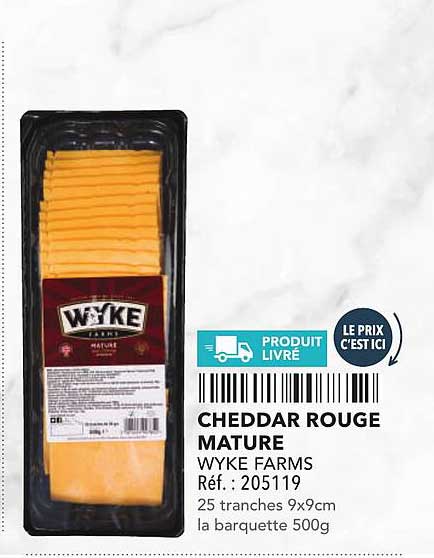 CHEDDAR ROUGE MATURE